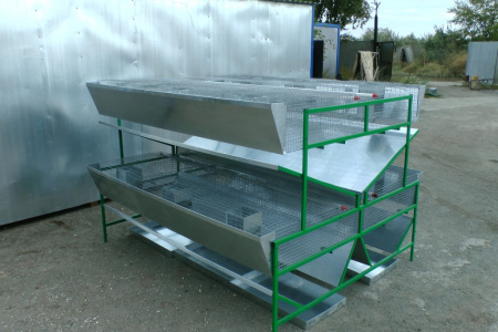 Клетка для кролиководства КО-2Ф