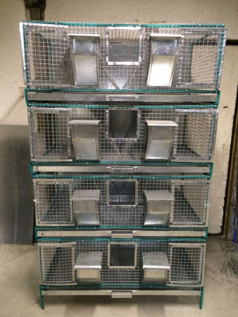 Клетка для кроликов "Любимая-этажерка 4"