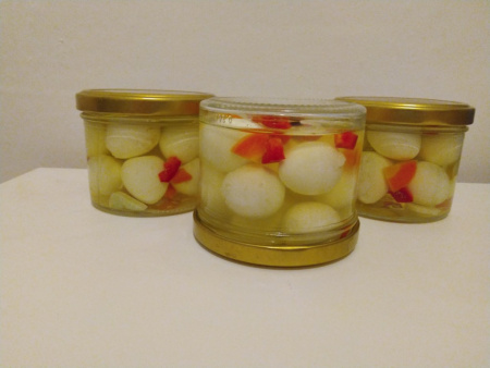 Яйца маринованные перепелиные "Закусочные"