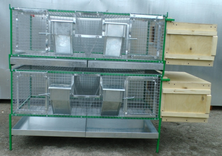 Клетка для кроликов "Любимая-этажерка 4"