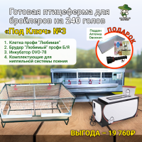 Готовая птицеферма для бройлеров на 240 голов «Под Ключ» №3