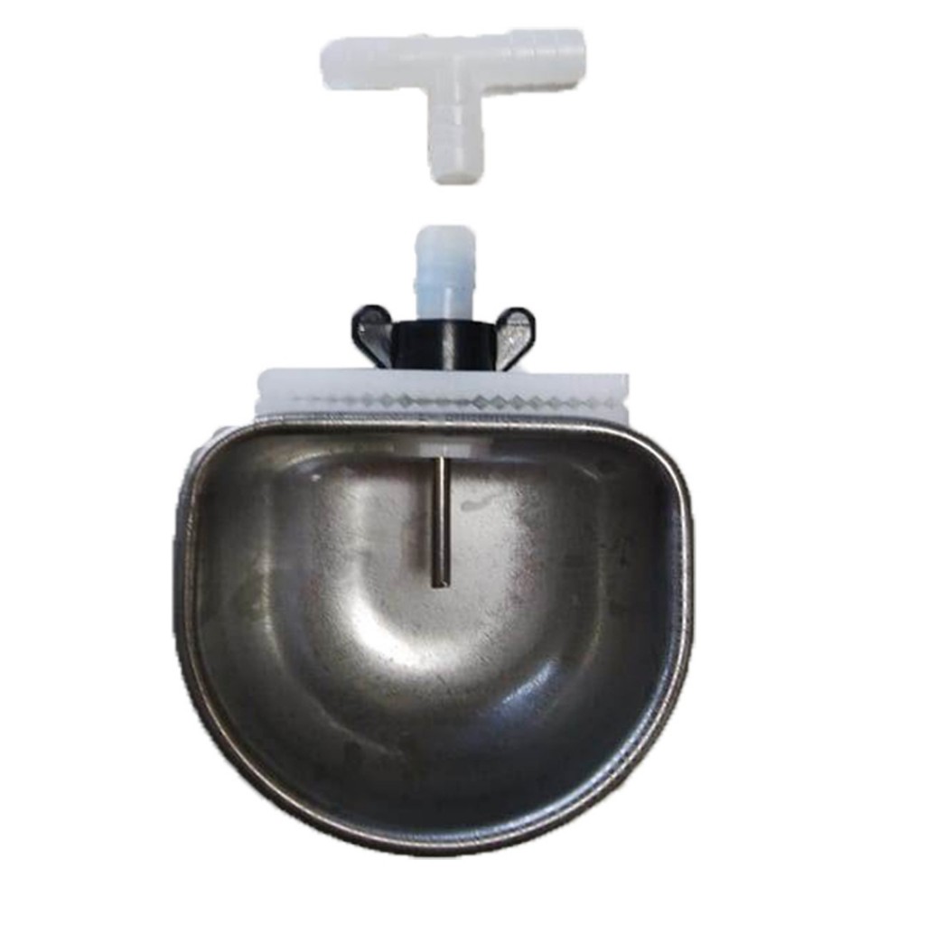 Ниппельная поилка НЧ-2 с чашкой для лабораторных кроликов