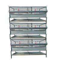 Трех ярусная клетка для 48 бройлеров Любимая-профи