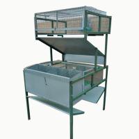 Двухъярусная клетка для кроликов КМОП-2С на 24 кролика Двухъярусная клетка для кроликов КМОП-2С на 24 кролика