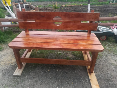 Скамейка деревянная 2м