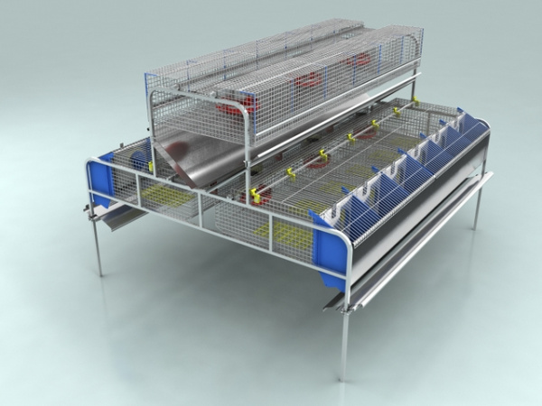 Клетка для кролиководства КМ-2 Клетка для кролиководства КМ-2