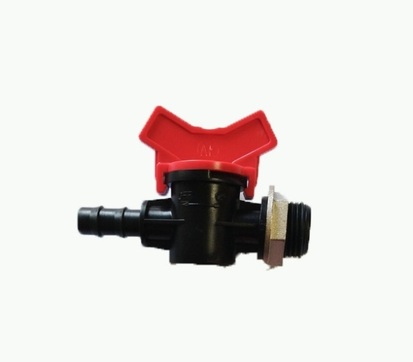 Кран ниппельного поения с гайкой для клеток кур несушек