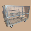 Двухуровневая тележка для перевозки кроликов