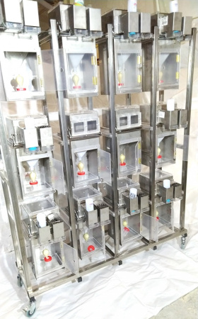 Стеллажа с метаболическими клетками для крыс(12шт)