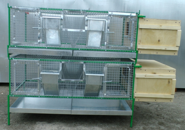 Клетка для кроликов "Любимая-этажерка 4" Клетка для кроликов "Любимая-этажерка 4"