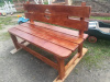 Скамейка деревянная 2м