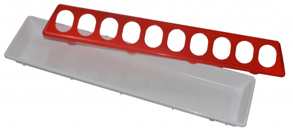 Лотковая кормушка 74bf-Б40 для брудера цыплят "Стандарт"