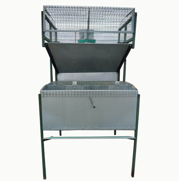Двухъярусная клетка для кроликов КМОП-2С на 24 кролика Двухъярусная клетка для кроликов КМОП-2С на 24 кролика